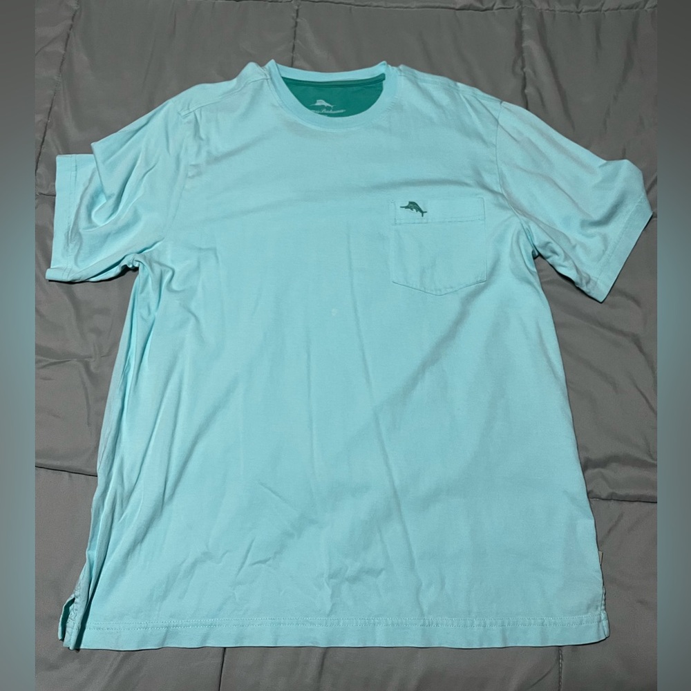 Blue Tommy Bahama shirt